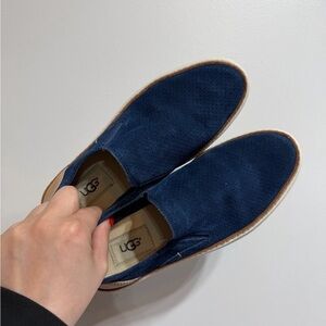 UGG blue slip on shoes